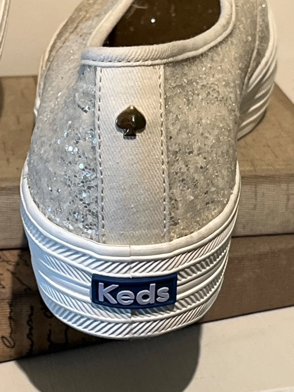 KEDS by Kate Spade Glitter Celebration Lace Up Sneakers - Sz 10 - NEW!!
